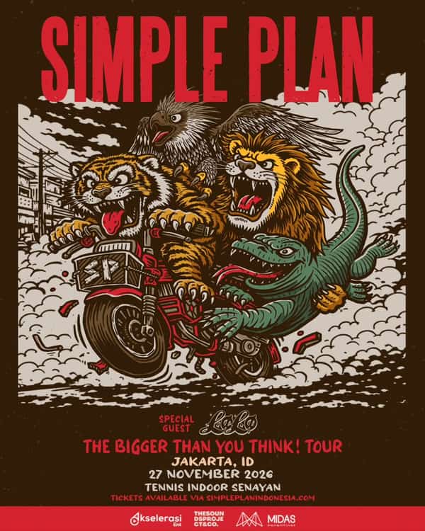 Simple Plan - The Bigger Than You Think! Tour 2026 Jakarta